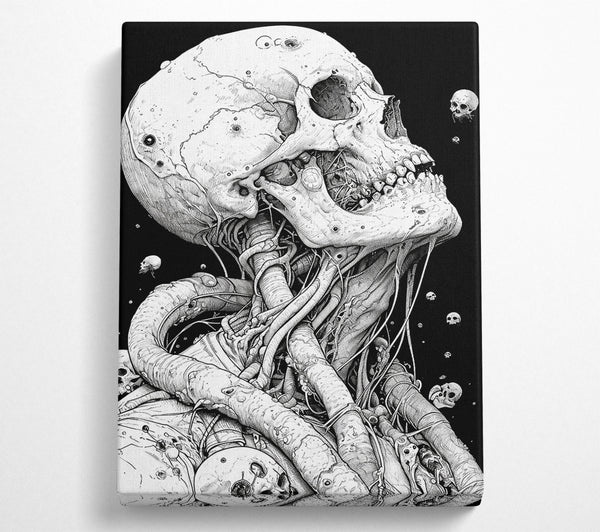  A Canvas Print of Skull Life Canvas Print