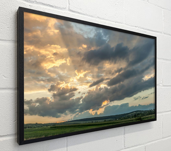 Golden Cloudscape Sunset