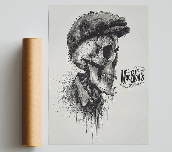 Skull Peaky Blinder Print