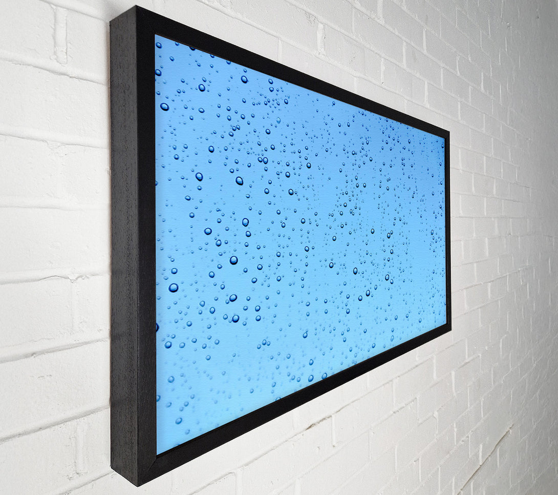 A Canvas Print of Azure Water Drops Canvas Wall Art
