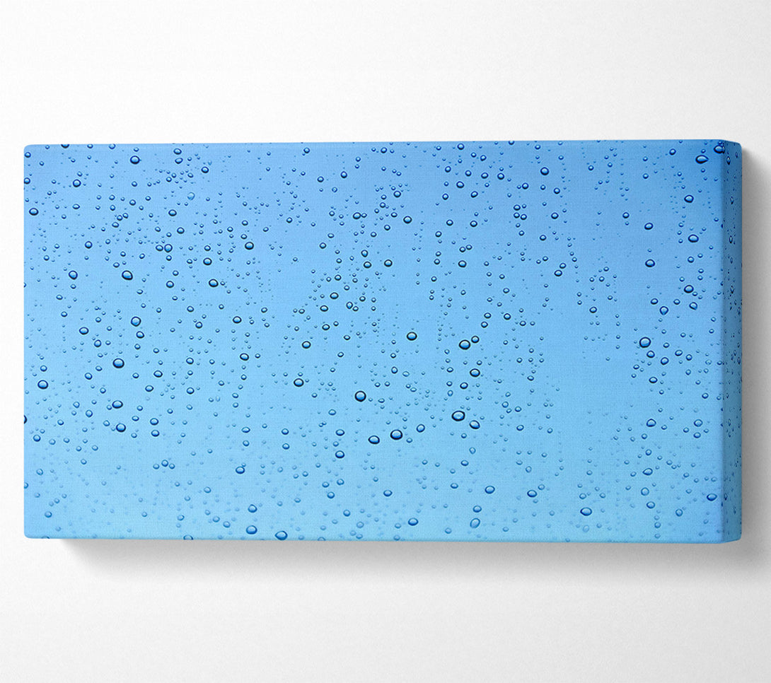  A Canvas Print of Azure Water Drops Canvas Wall Art