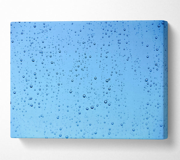  A Canvas Print of Azure Water Drops Canvas Wall Art