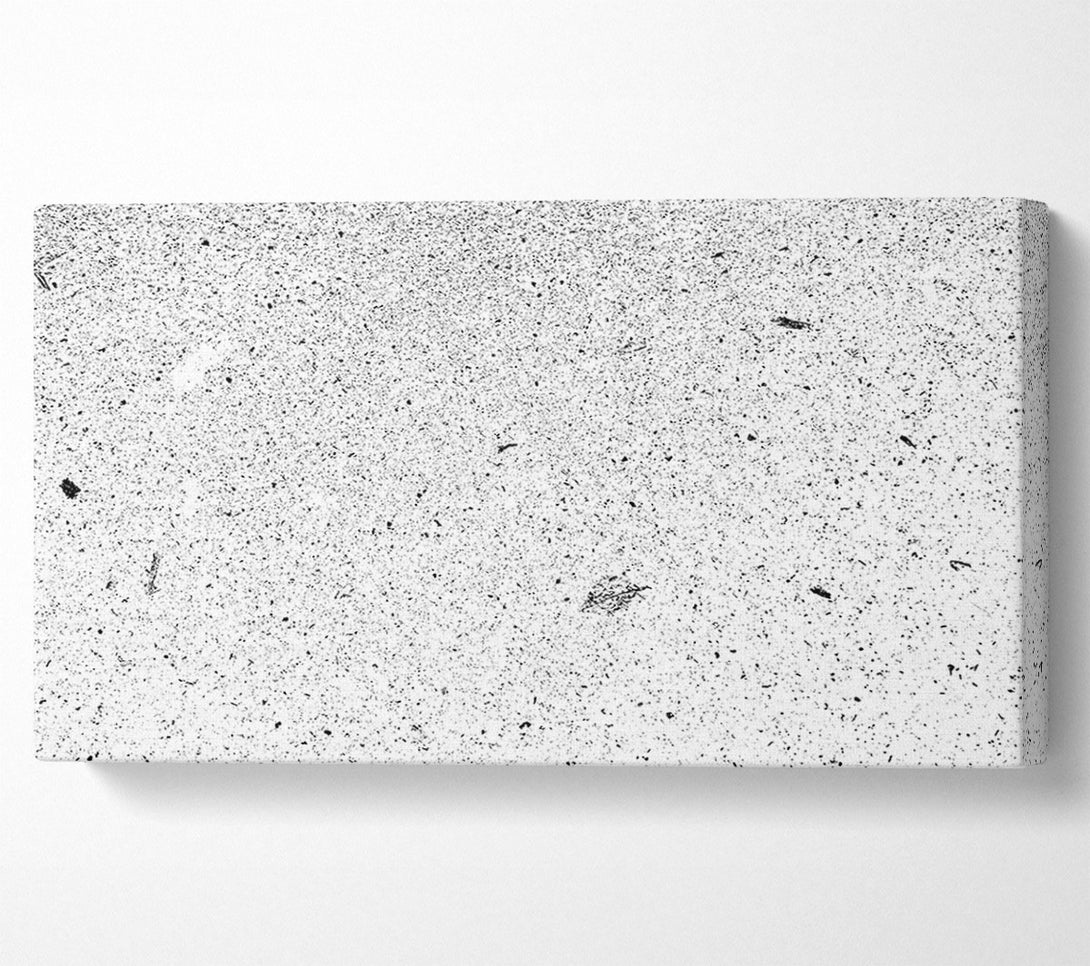  A Canvas Print of White Noise Specks Canvas Wall Art