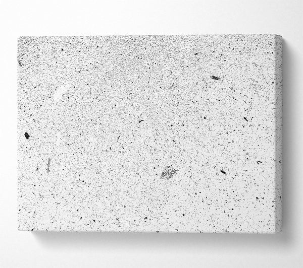  A Canvas Print of White Noise Specks Canvas Wall Art