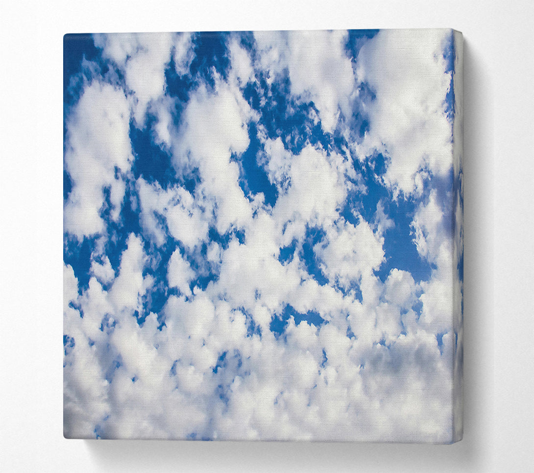  A Canvas Print of Azure Cloud Dreams Canvas Wall Art