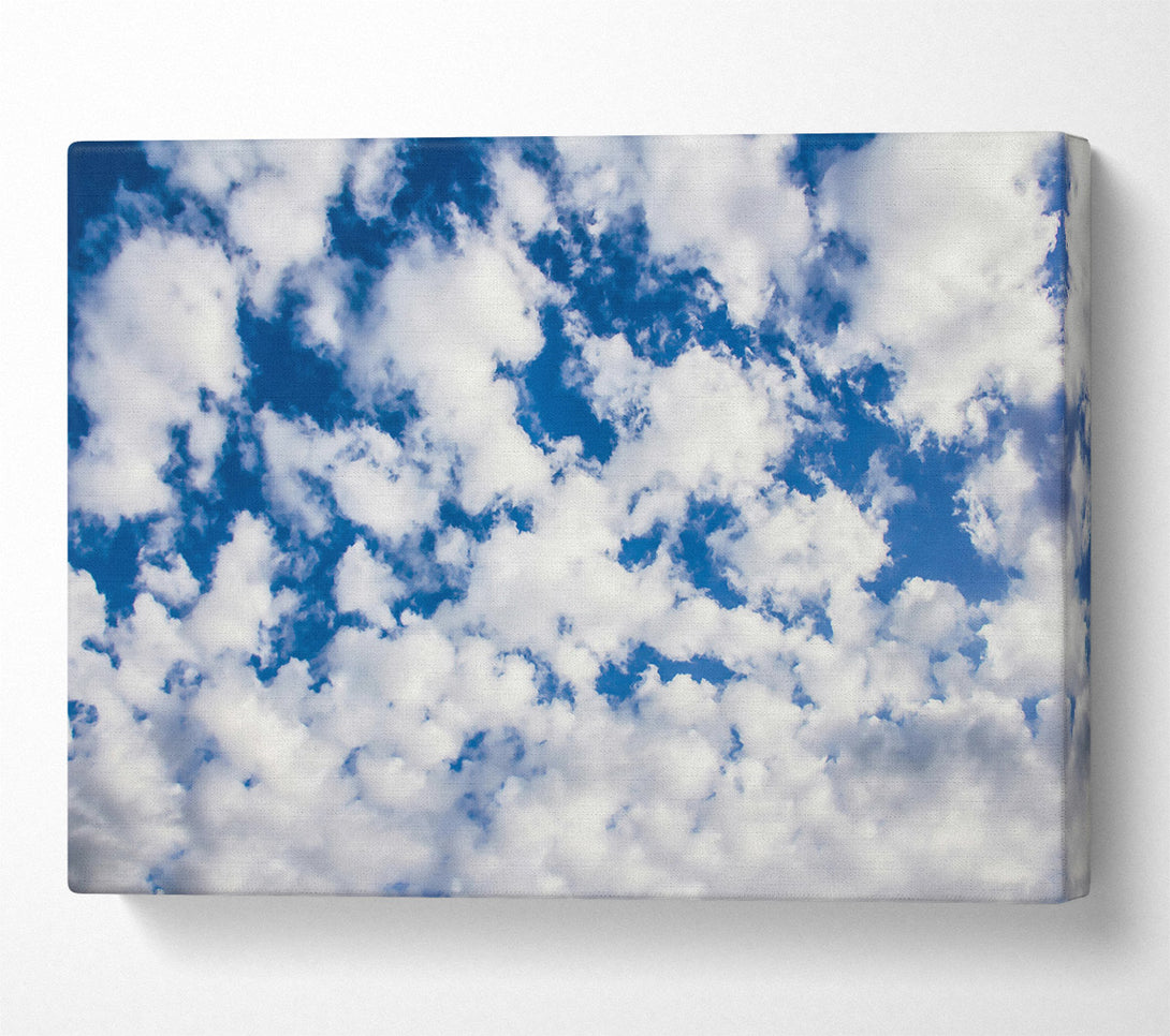  A Canvas Print of Azure Cloud Dreams Canvas Wall Art