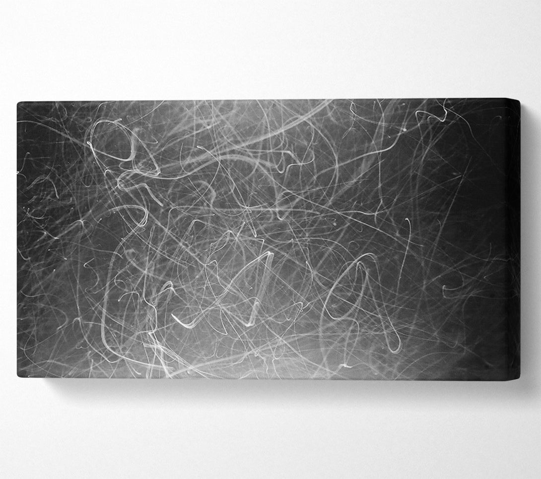  A Canvas Print of White Light Scribbles Canvas Art