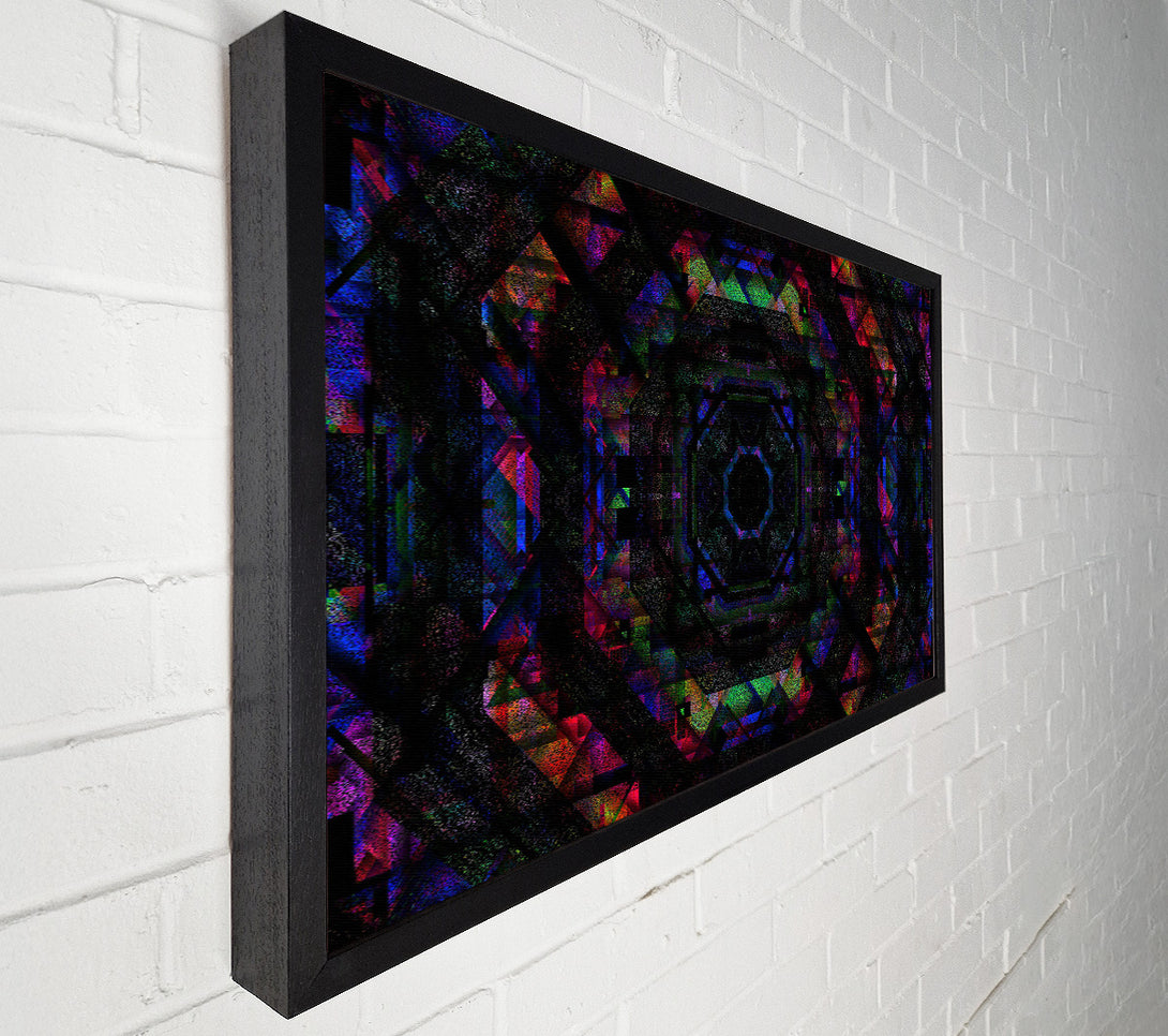  A Canvas Print of Indigo Geometric Dream Canvas Wall Art
