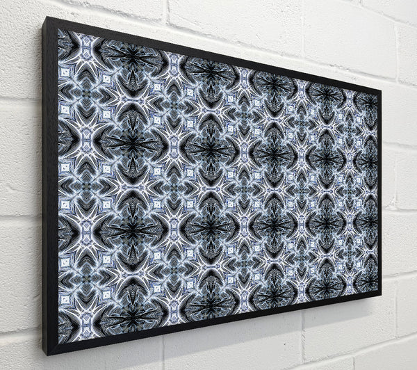Silver Geometric Pattern