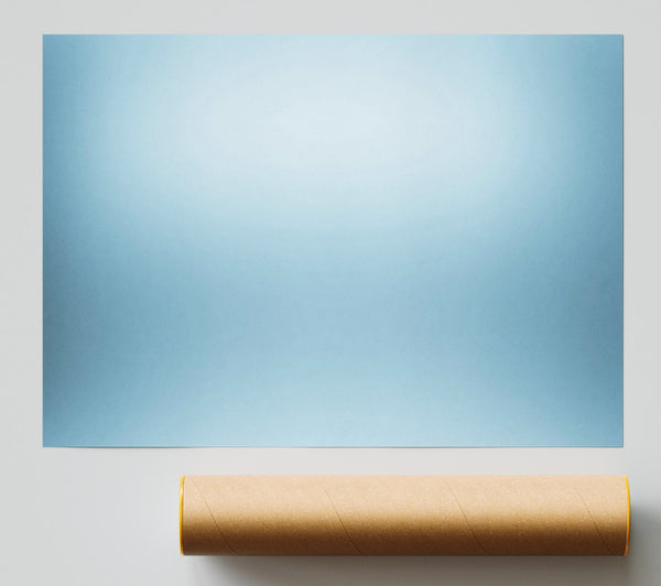 Pale Blue Gradient Giclee Print
