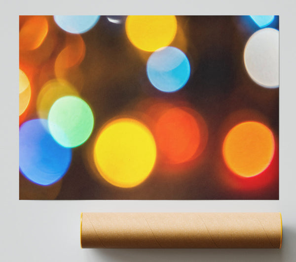 Orange Light Spectacle Poster