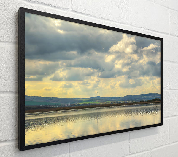 Golden Cloudscape Reflection