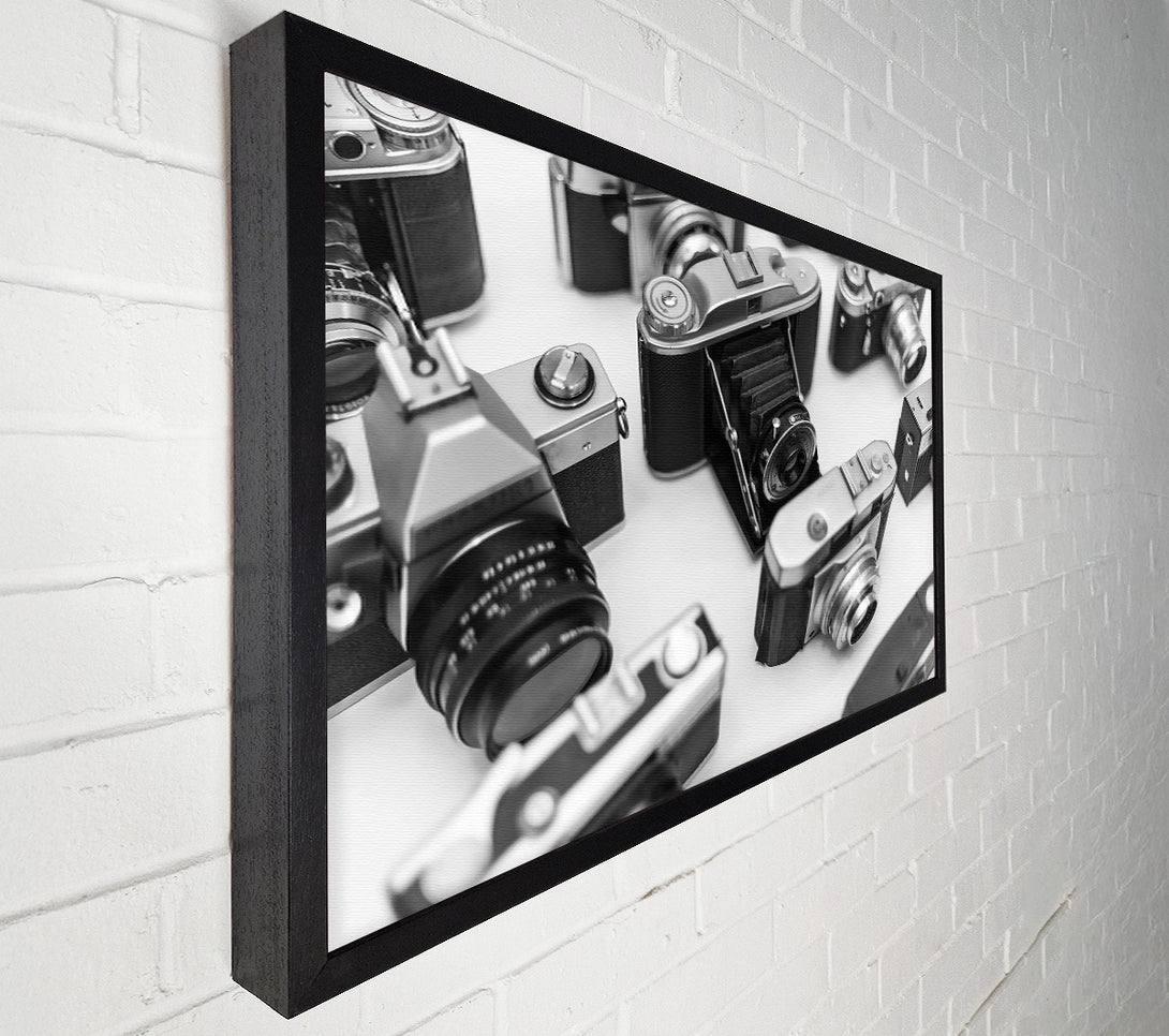  A Canvas Print of Silver Lens Reflections Canvas Print