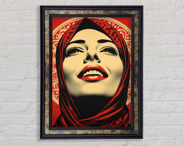 Smile Of Beauty Framed Print