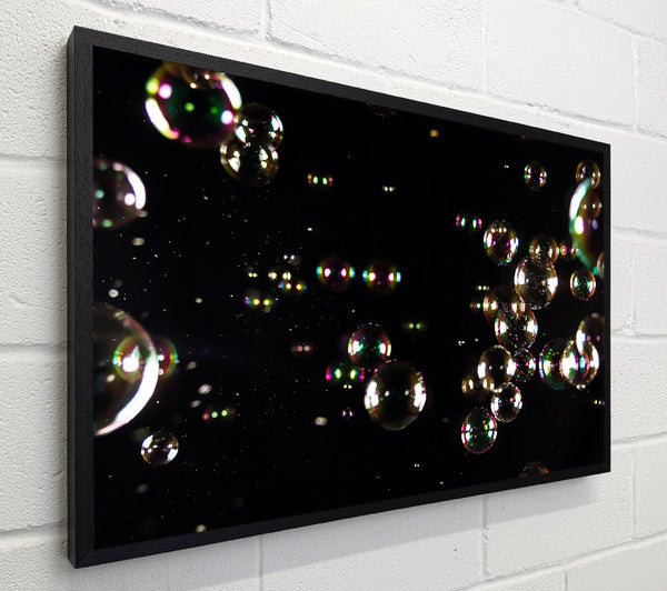 Rainbow Bubbles In The Dark