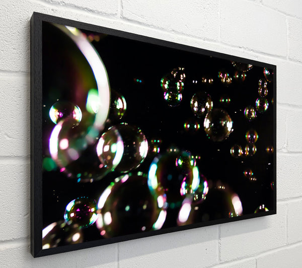 Rainbow Bubbles In The Night
