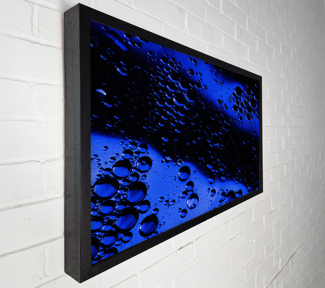  A Canvas Print of Cobalt Bubblescape Canvas Print
