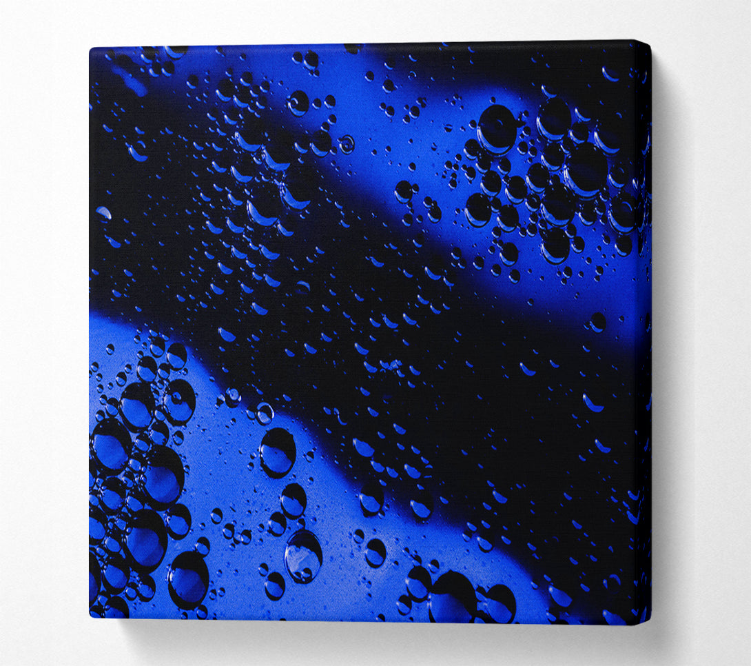  A Canvas Print of Cobalt Bubblescape Canvas Print