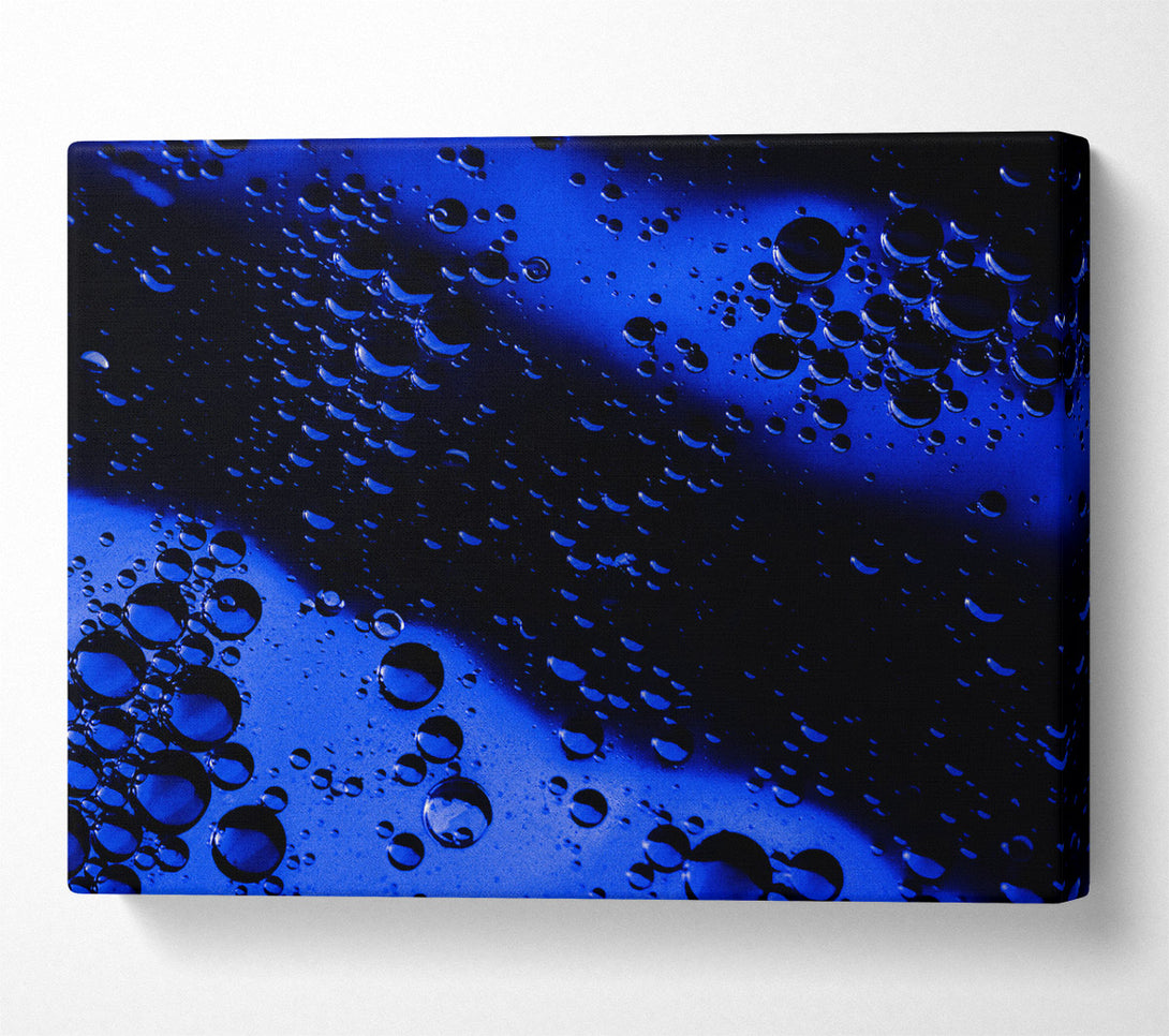  A Canvas Print of Cobalt Bubblescape Canvas Print