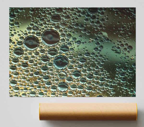 Green Bubble Symphony Giclee Print
