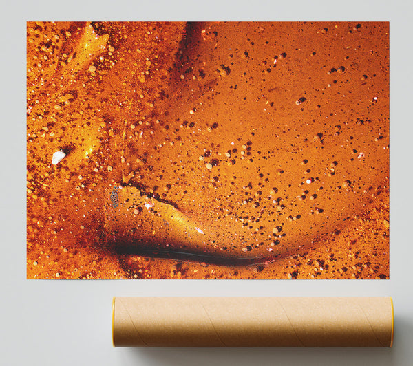 Amber Shimmering Sands Print