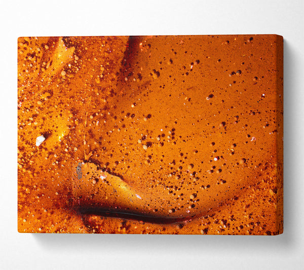  A Canvas Print of Amber Shimmering Sands Canvas Print