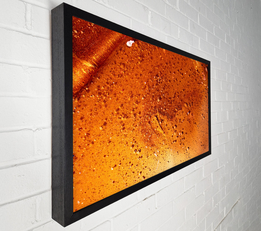  A Canvas Print of Amber Cosmic Dust Canvas Wall Art