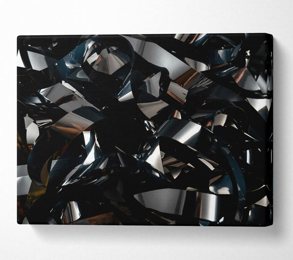  A Canvas Print of Black Tapestry Of Time Canvas Wall Art