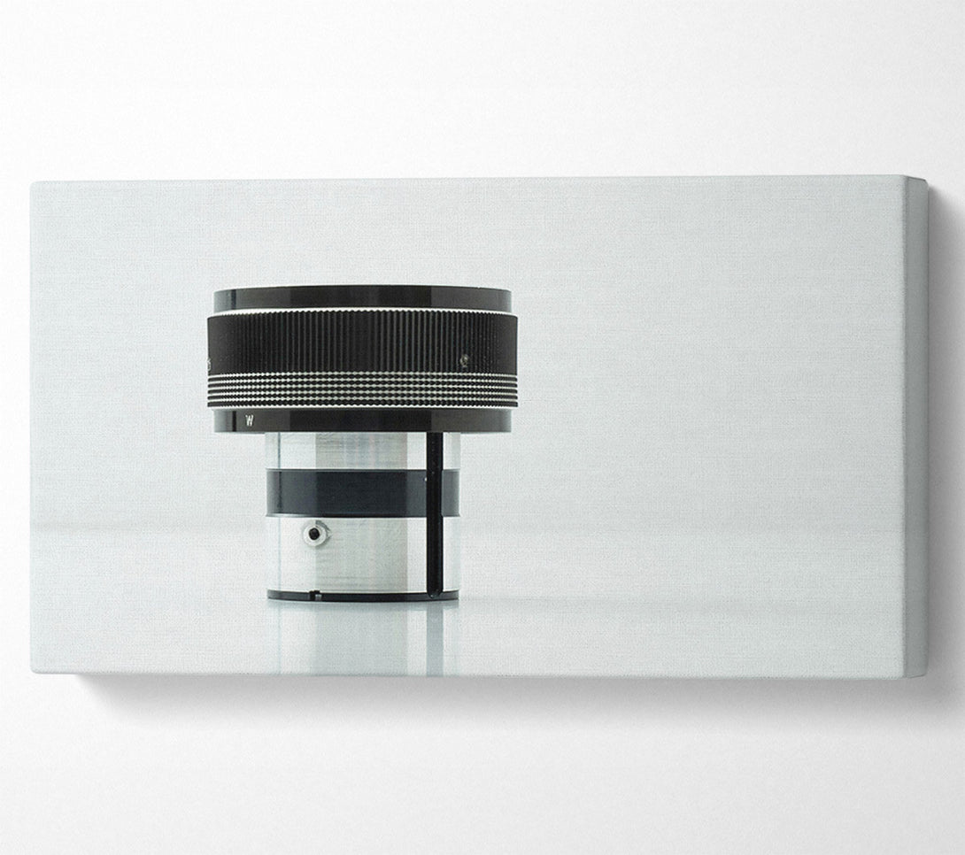  A Canvas Print of Silver And Black Lens Canvas Print