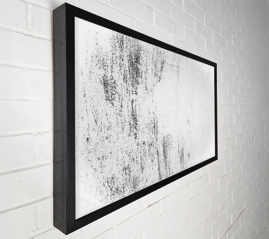  A Canvas Print of White & Black Scratches Canvas Print