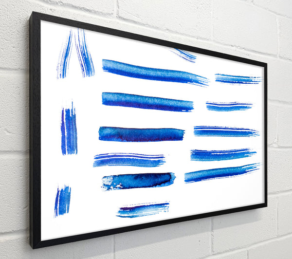 Azure Brushstrokes Symphony.