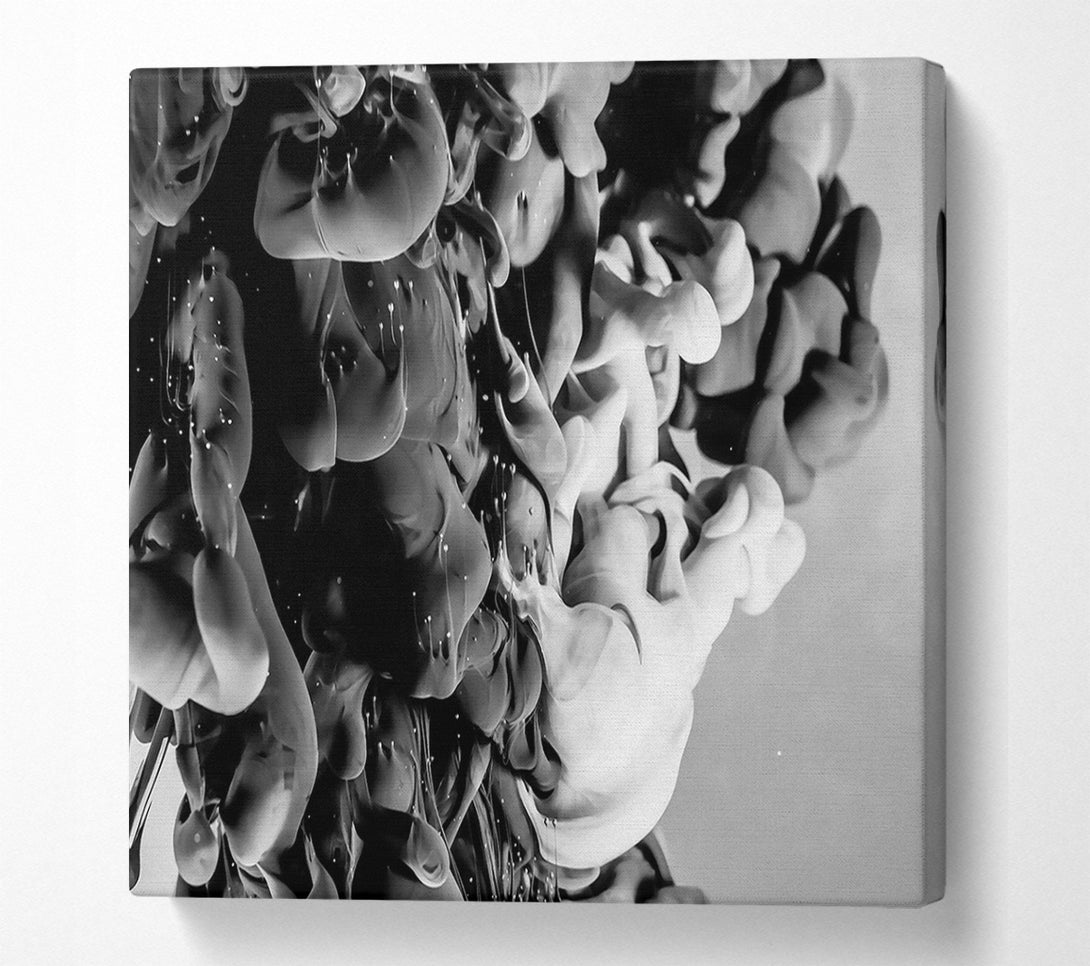  A Canvas Print of Black Ink Embrace Canvas Print
