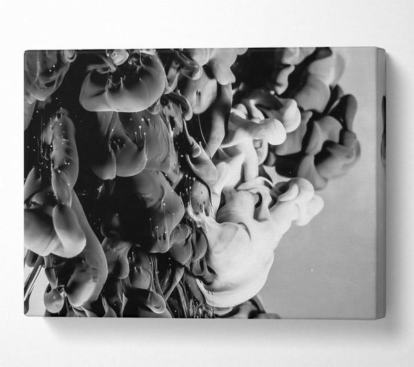  A Canvas Print of Black Ink Embrace Canvas Print