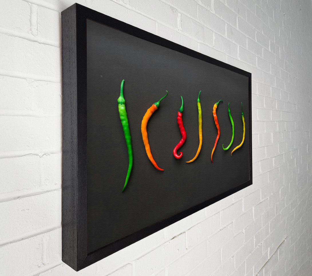  A Canvas Print of Green Chili Symphony Canvas Art