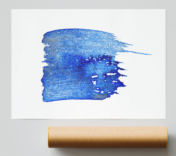 Azure Brushstroke Dreams Print