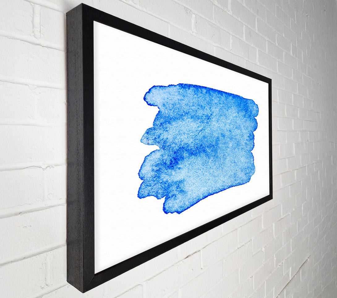  A Canvas Print of Azure Watermark Hues Canvas Wall Art