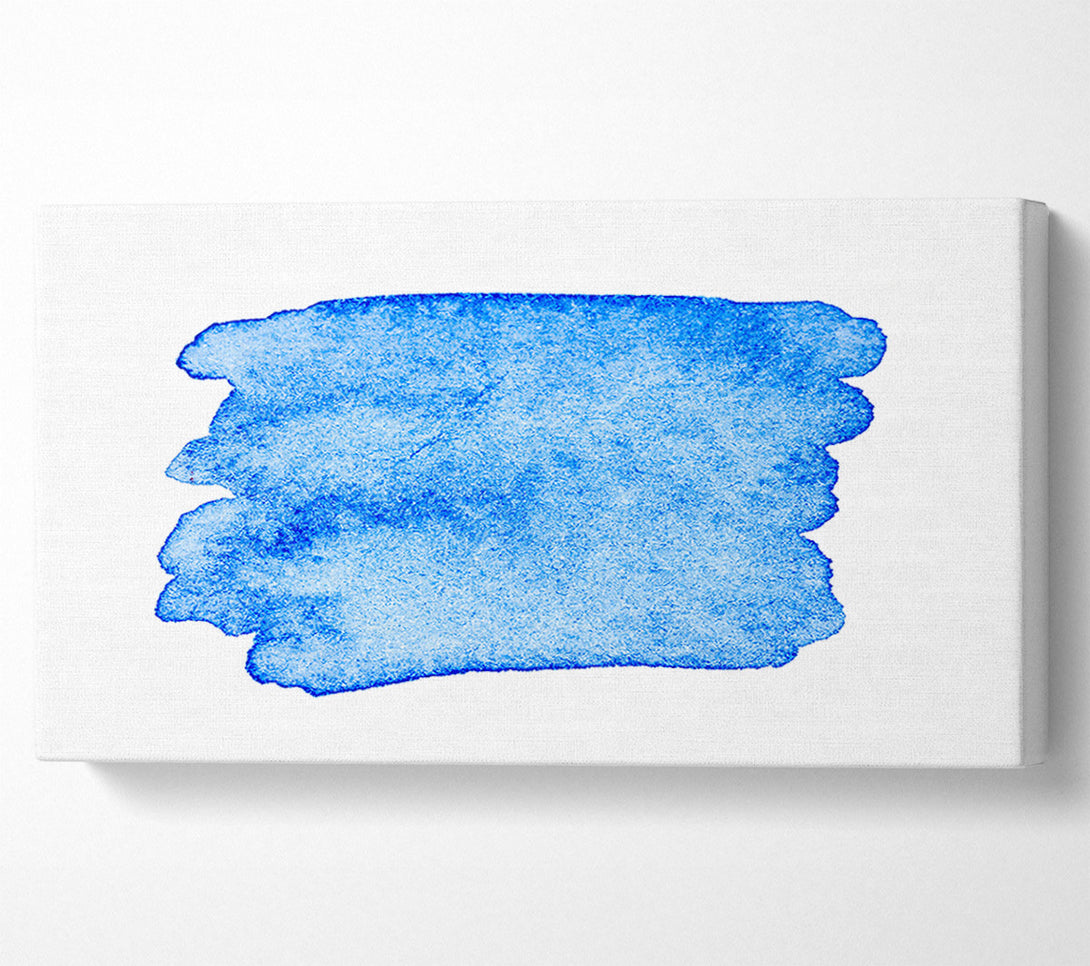  A Canvas Print of Azure Watermark Hues Canvas Wall Art