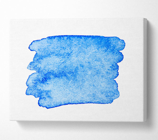  A Canvas Print of Azure Watermark Hues Canvas Wall Art
