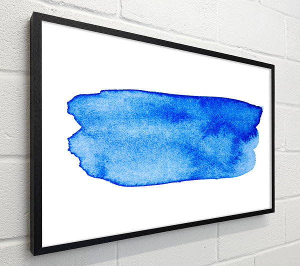 Azure Watercolor Brushstroke