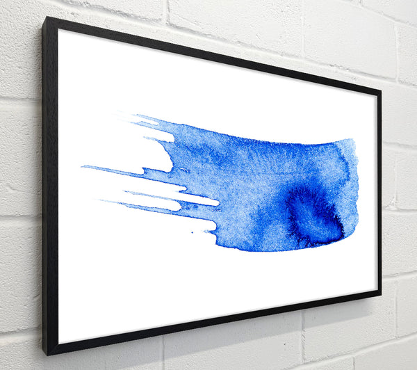Azure Swirl Abstract