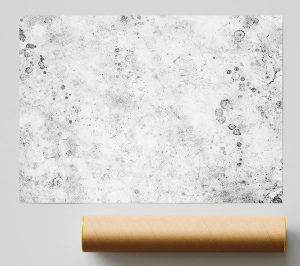 White Speckled Texture Print