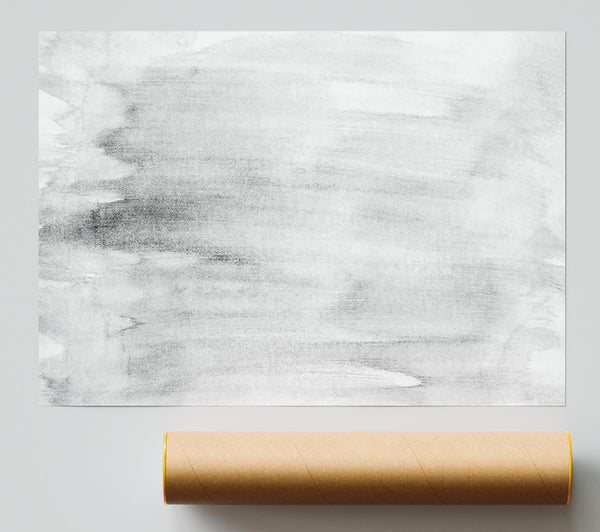 Silver Sky Strokes Print