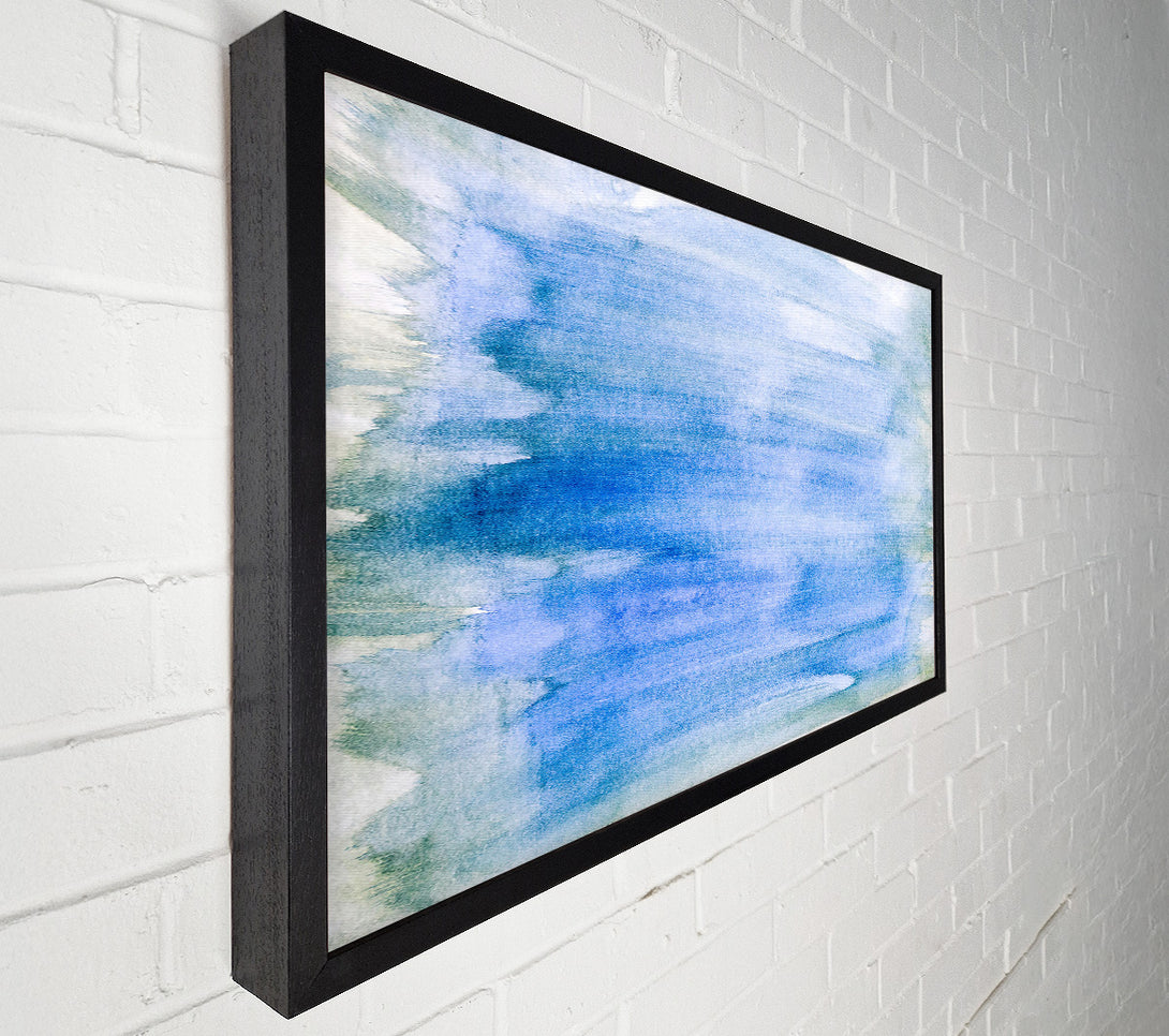 A Canvas Print of Azure Sky Strokes Canvas Art
