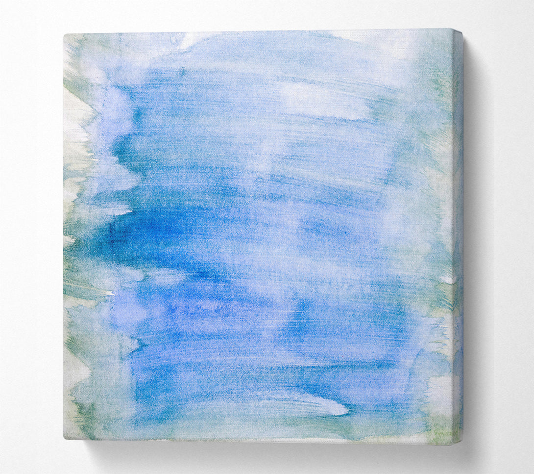  A Canvas Print of Azure Sky Strokes Canvas Art