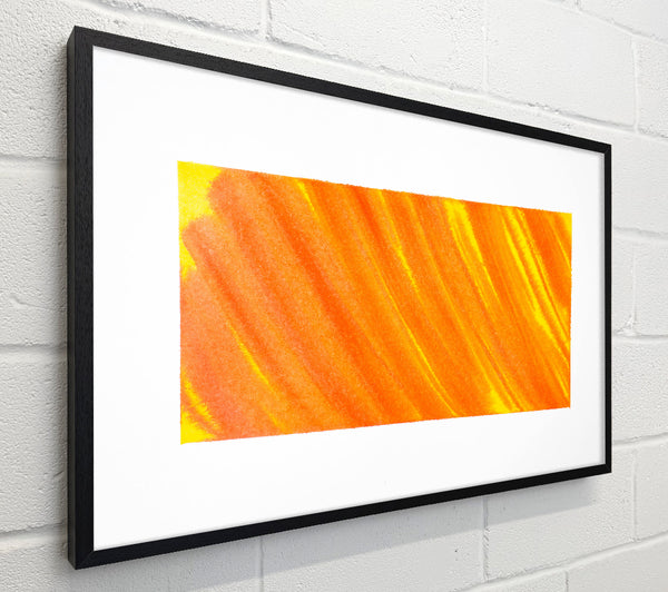 Orange Diagonal Strokes