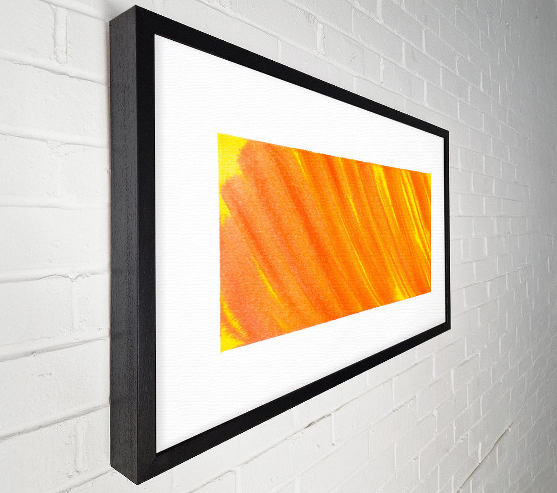  A Canvas Print of Orange Diagonal Strokes Canvas Wall Art