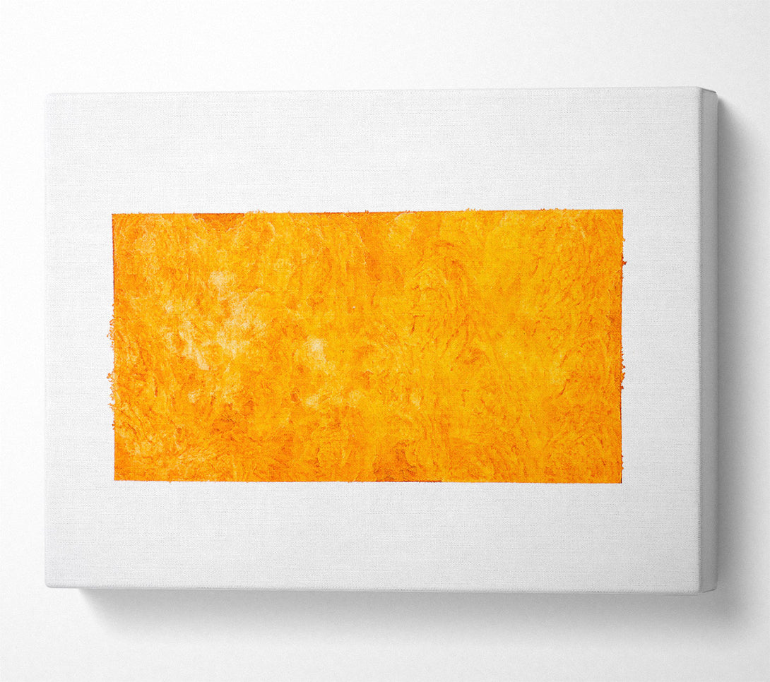  A Canvas Print of Golden Abstract Form Canvas Art