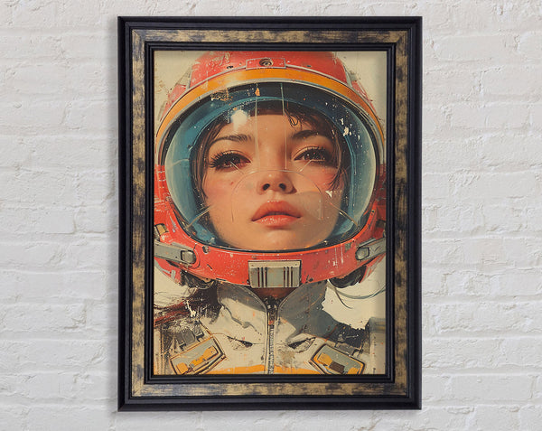 Space Girl Framed Print