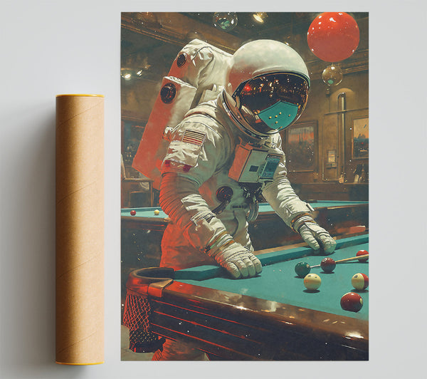 Spaceman Snooker Poster