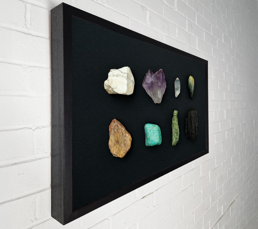  A Canvas Print of Amethyst Crystal Collection Canvas Art